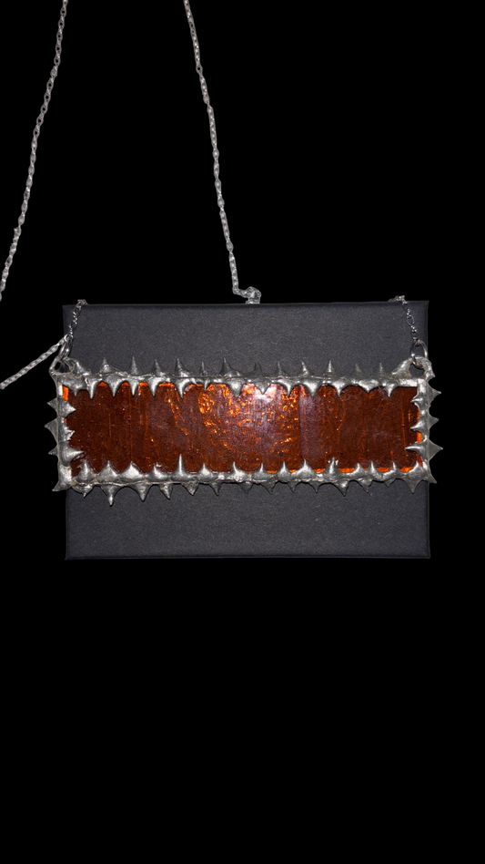 soldered glass necklace (large)
